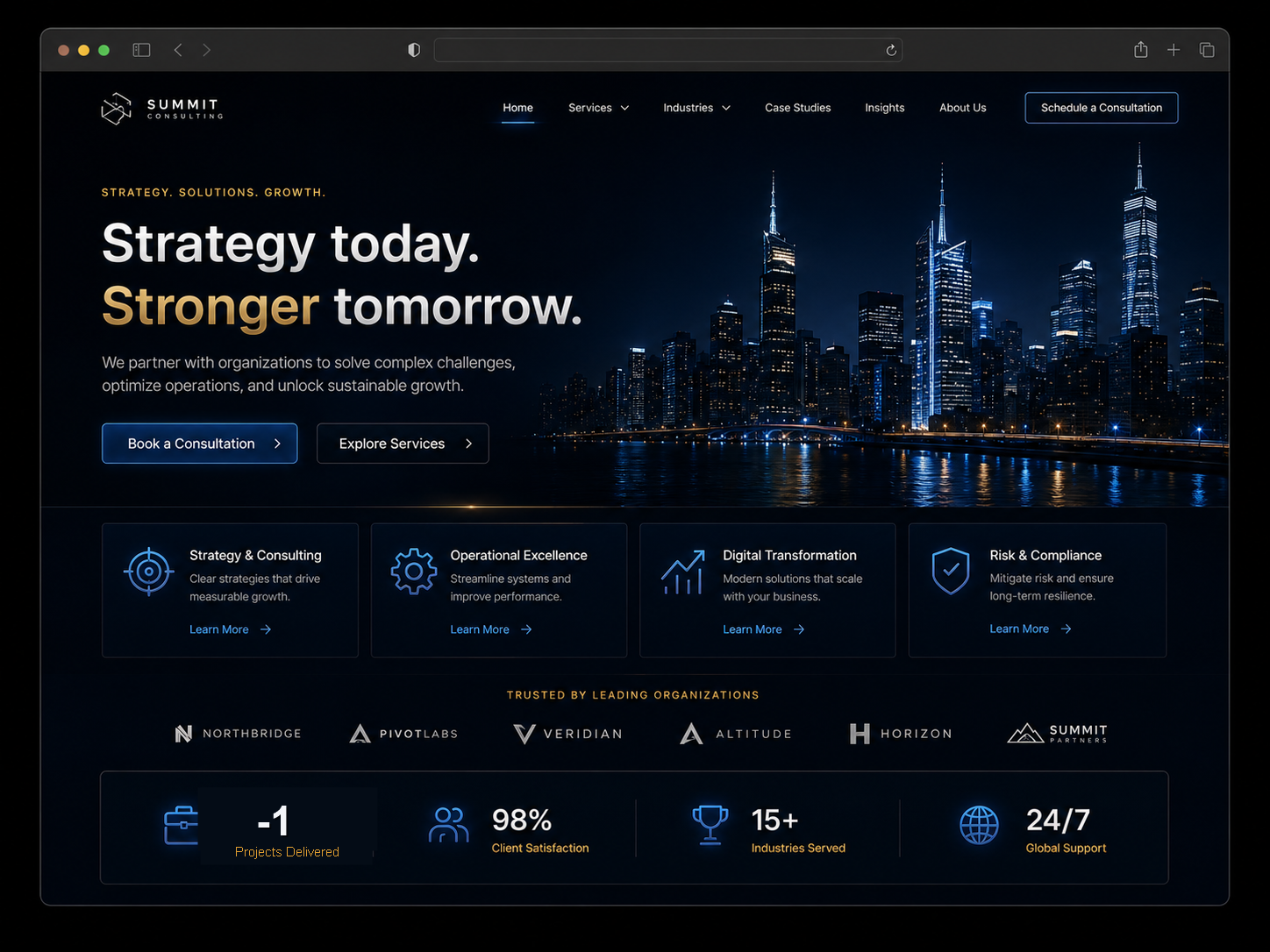 Service brand presence